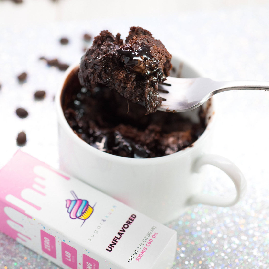 Heavenly Fudge Pudding Cake from our best CBD Recipes at Sugar and Kush CBD Oil