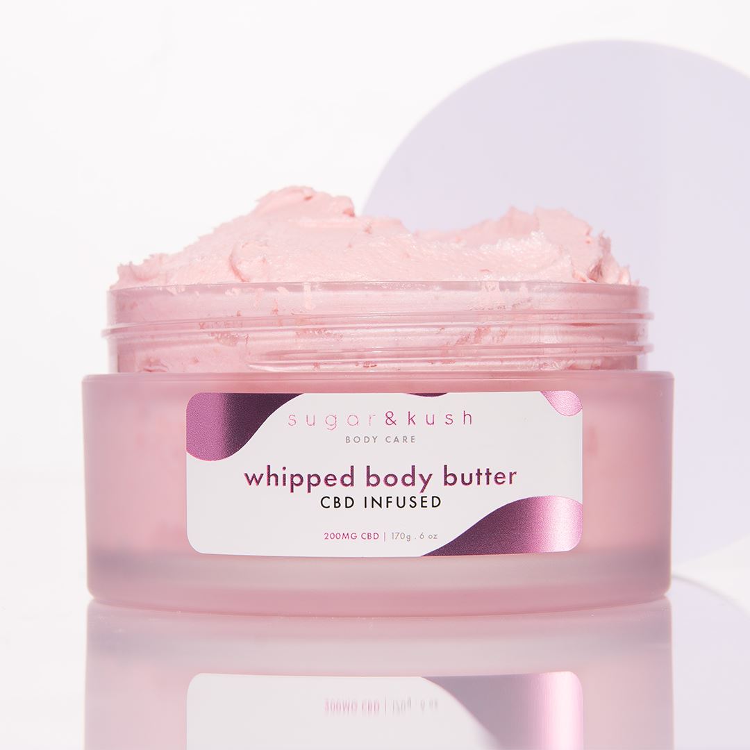 30% OFF Spa Certificate CBD + CBG infused Whipped Body Butter Beauty S&K Body Care 