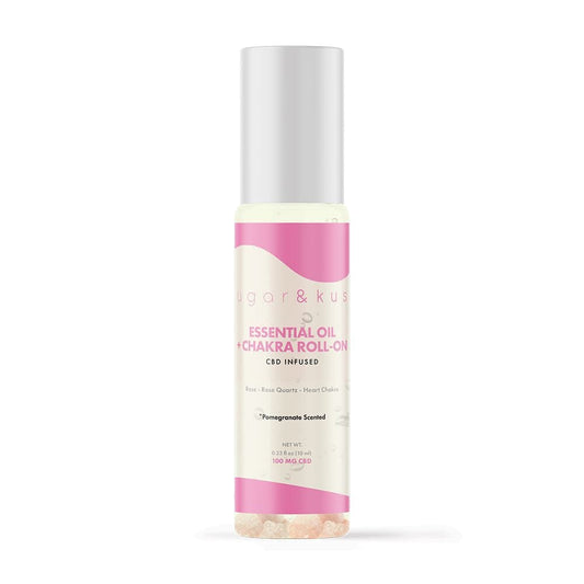 Rose Quartz Chakra Roll-On (Infused with CBD & Essential Oil) essential-oil S&K Body Care 