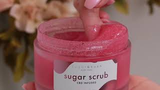 30% OFF Spa Certificate CBD + CBG infused Sugar Scrub Beauty S&K Body Care 